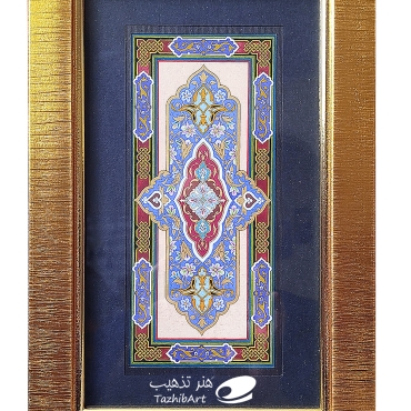 تابلوی تذهیب گلاب