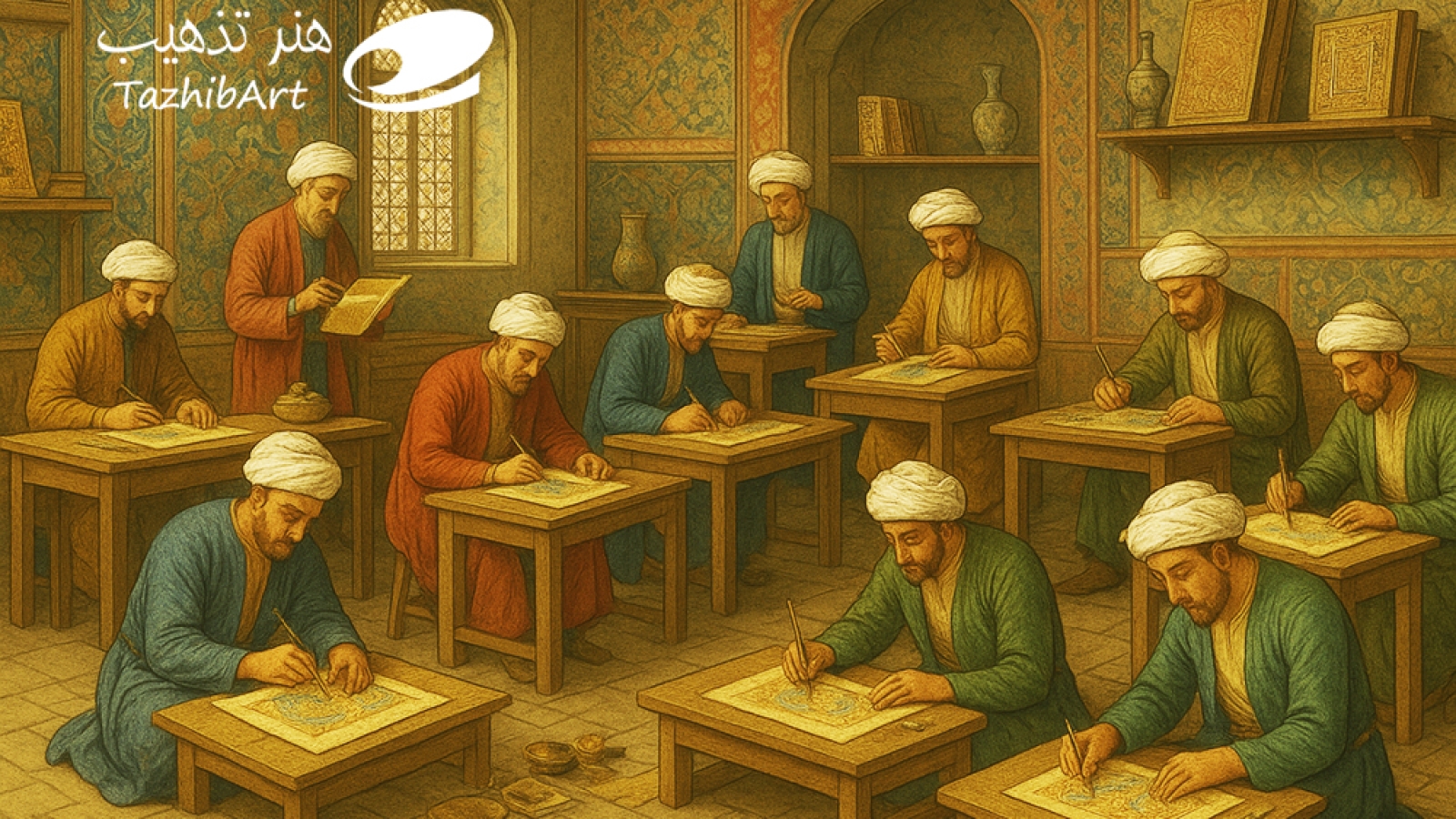 استادان بزرگ مُذهَّب