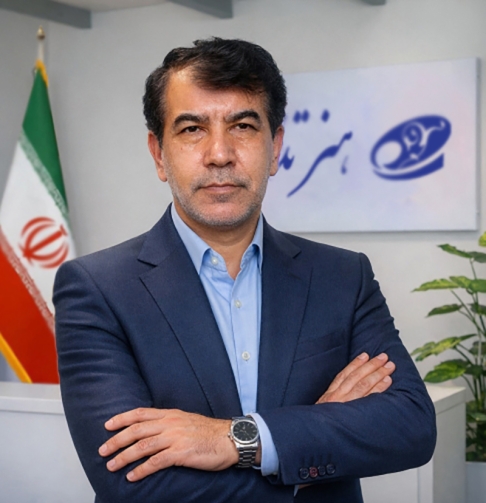 پرتره رسمی محمدعلی نعیمی، بنیان‌گذار هنرتذهیب و هنرمند تذهیب ایرانی